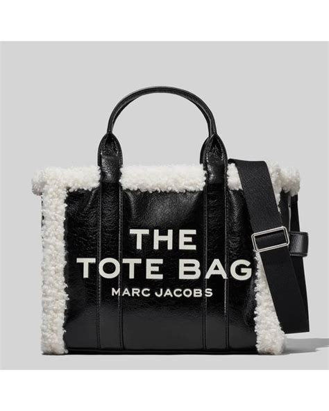 marc jacobs shearling tote bag.